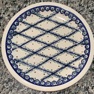 Vintage Boleslawiec Polish Pottery Plate